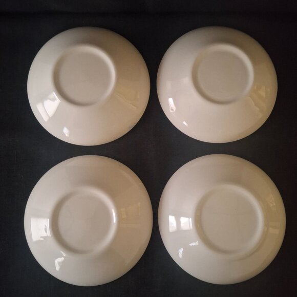 Set of Four Vintage 1950s 1960s MCM Royal China Blue Heaven 5.5" Dessert Bowls - Picture 3 of 5
